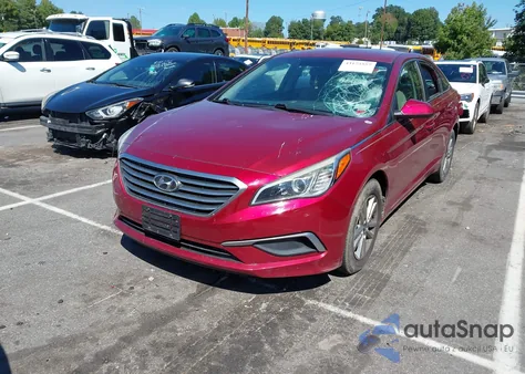 2016 Hyundai Sonata Se из США, поврежденный, VIN 5NPE24AFXGH293610